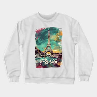 Paris Retro France t-shirt Crewneck Sweatshirt